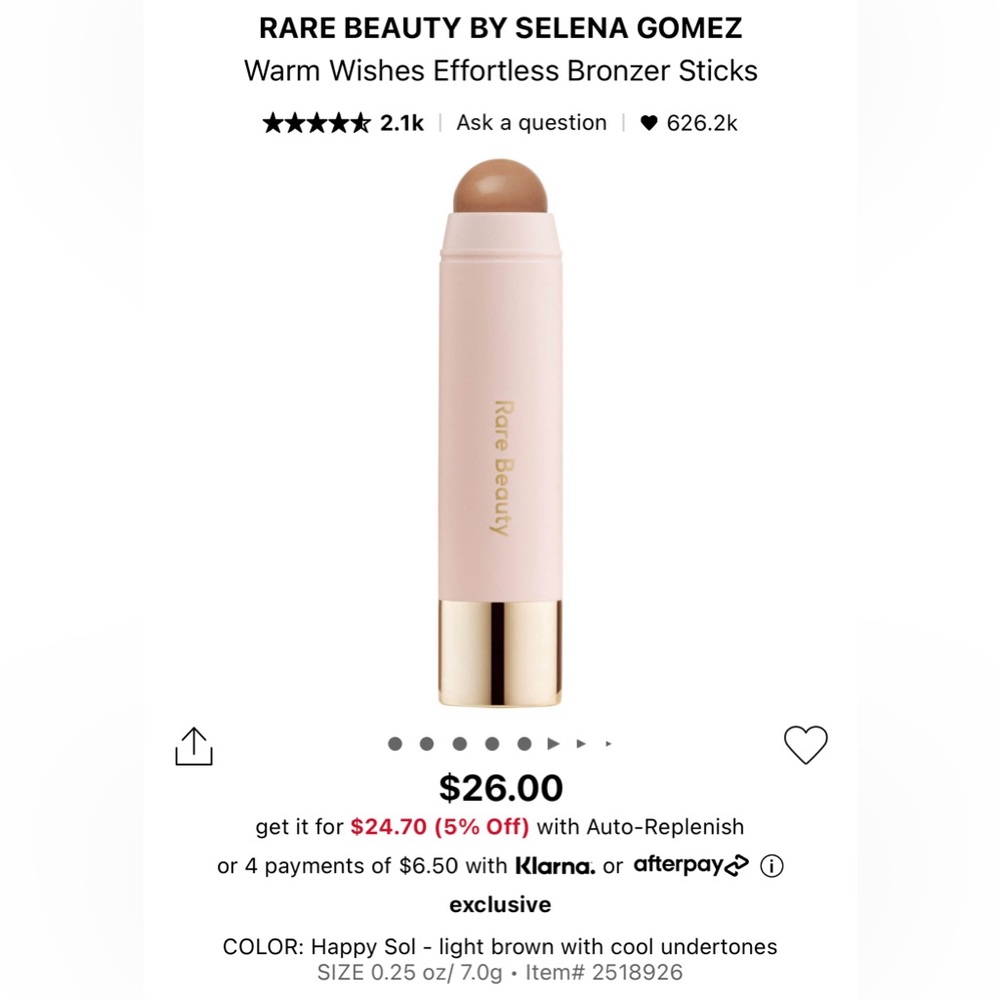 Bronzer rare beauty